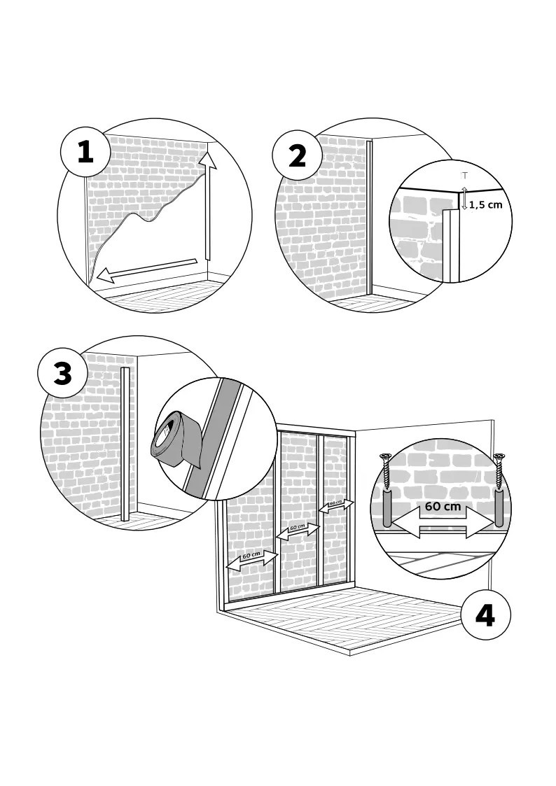 Hangszigetelő falrendszer készlet