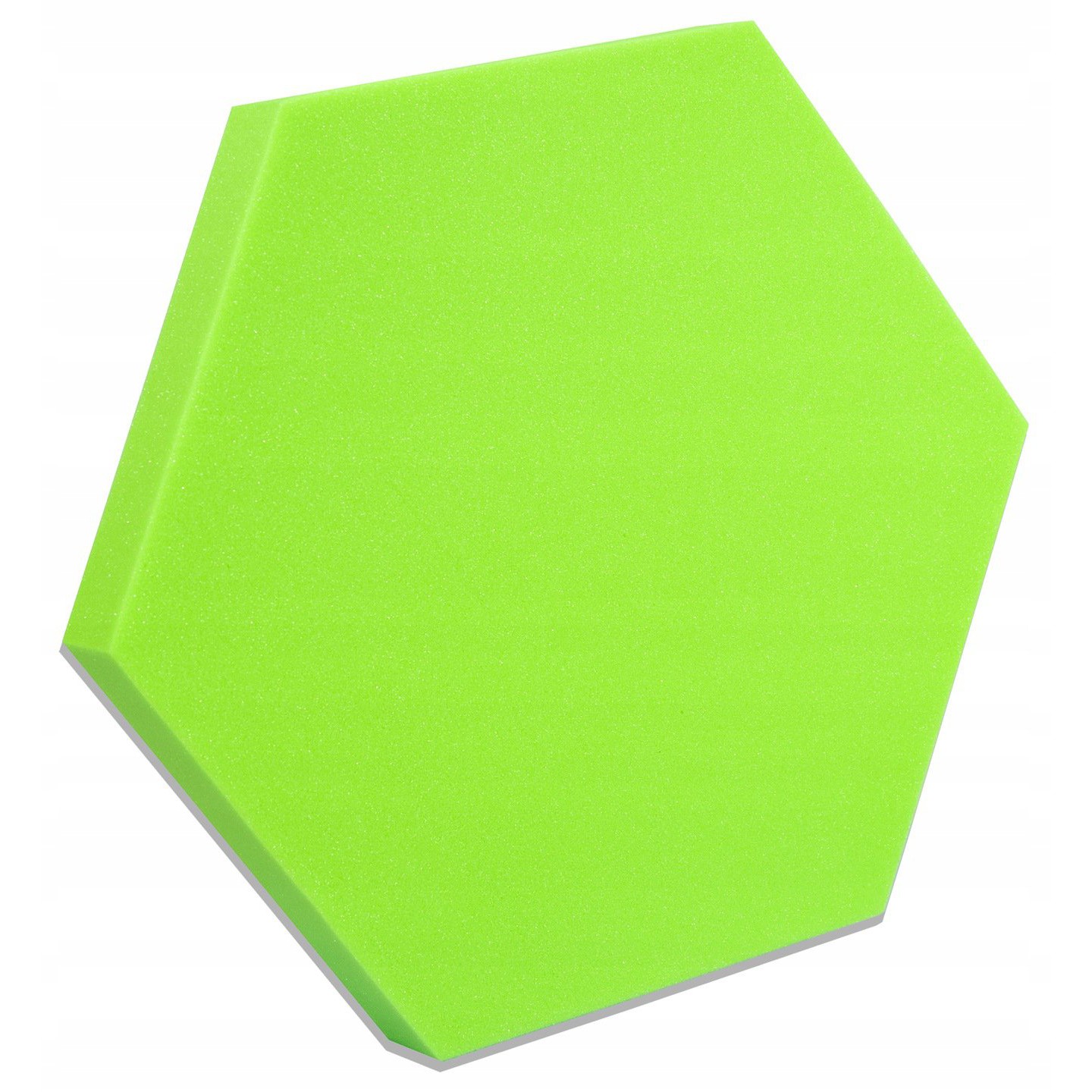 Akusztikus panel Hatszög zöld 50x50cmx3cm önkioltó nem gyúlékony hab omegamix.hu