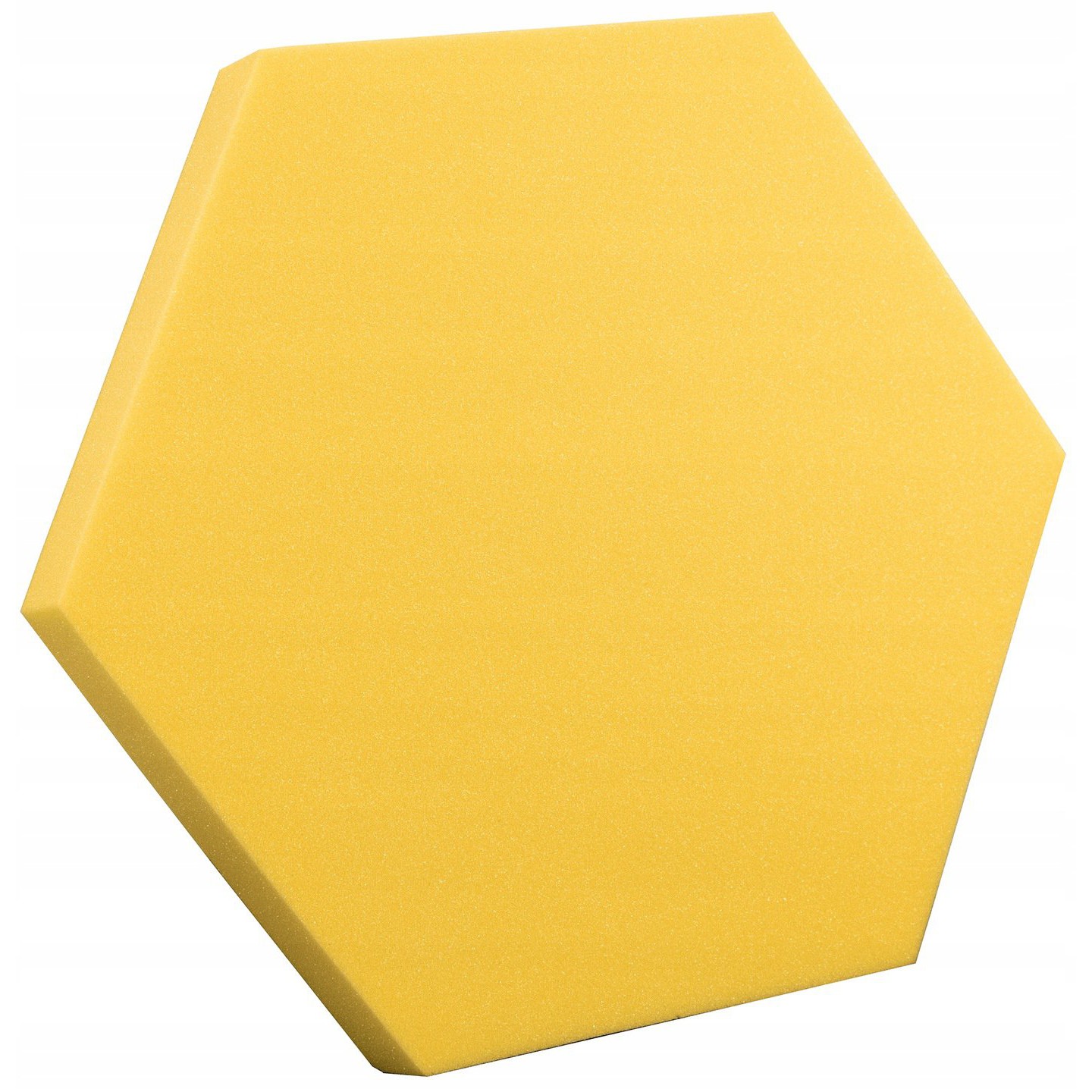 Akusztikus panel Hatszögletű sárga 50x50cmx5cm önkioltó nem gyúlékony hab omegamix.hu