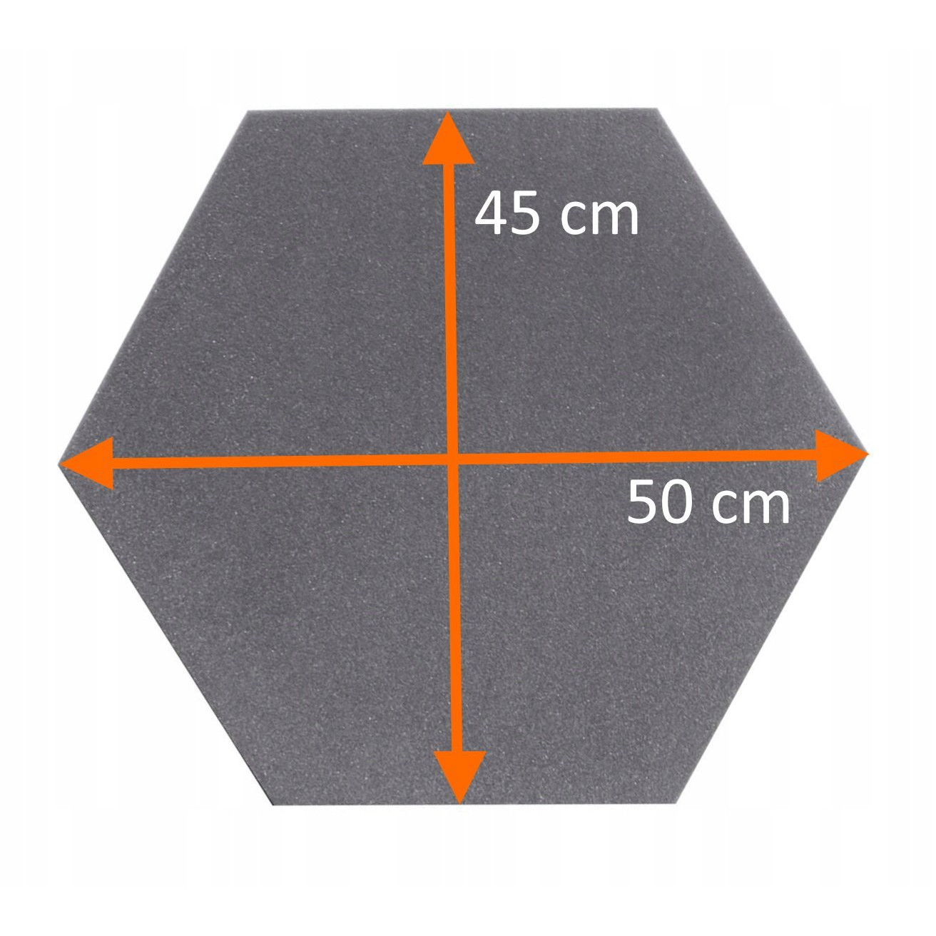 Akusztikus panel Hatszögletű sárga 50x50cmx5cm önkioltó nem gyúlékony hab omegamix.hu