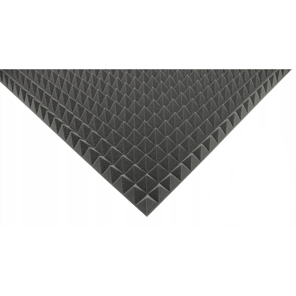 Akusztikus hangszigetelő hab PYRAMID 60mm 200x100cm ragasztó nélkül nem gyúlékony omegamix.hu