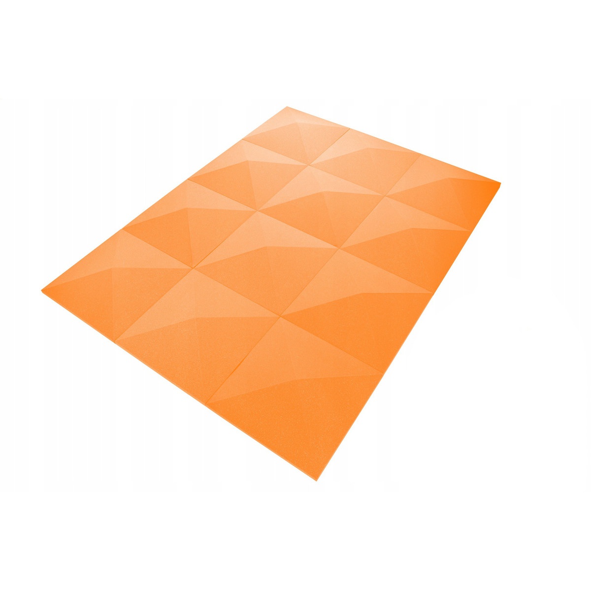 akustický panel 10cm 50x50cm oranžový megamix.sk