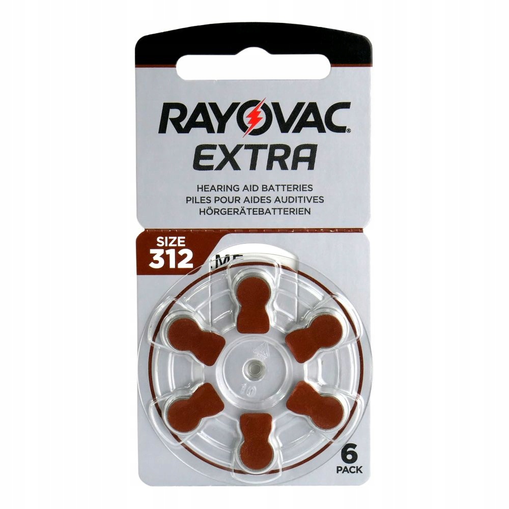 hallókészülék elemek 60 db Rayovac típus 312/PR41 megamix.sk