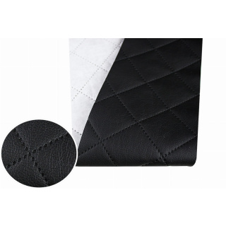 Steppelt fekete kárpitozó ökobőr 140 cm 0,5 mb