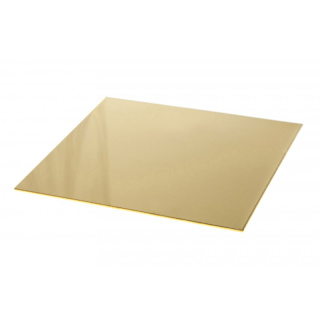 Sárgaréz lap 500x500x4,0 mm
