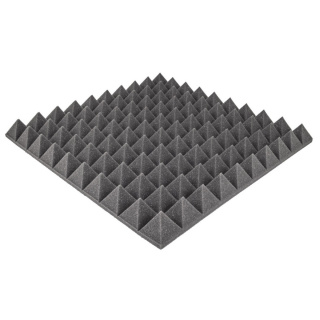 Akusztikus hangszigetelő hab PYRAMID 50mm 50x50cm nem gyúlékony