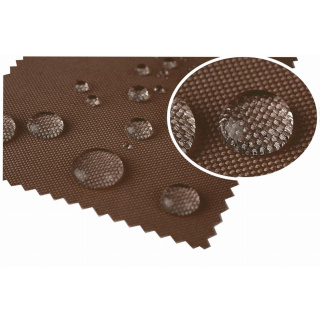 Vízlepergető teflonos barna szövet 160 cm 1 fm