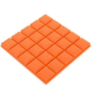 Akusztikus panel narancssárga KOCKA 50×50 cm vastagság 5 cm