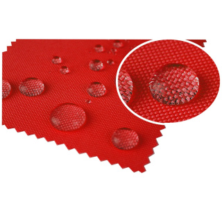 Vízlepergető teflonos piros szövet 160 cm 1 fm