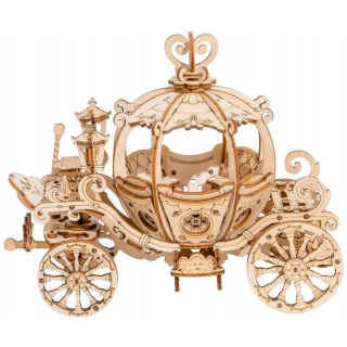 Fából készült 3D modell királyi kocsi