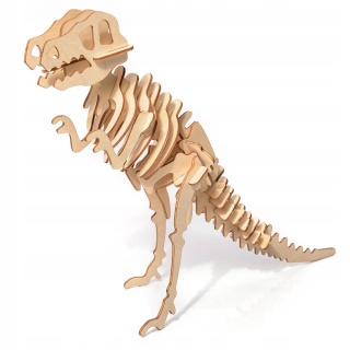 Fából készült 3D modell puzzle dinoszaurusz T-Rex