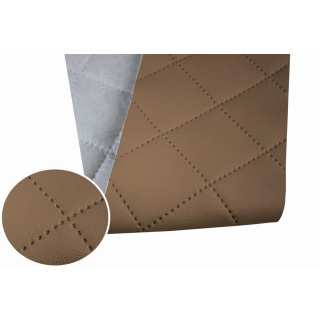 Steppelt mokka színű kárpitozó ökobőr 140 cm 0,5 mb