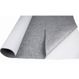 Szürke puha öntapadós filcszövet 3mm 150x50cm 400g/m²