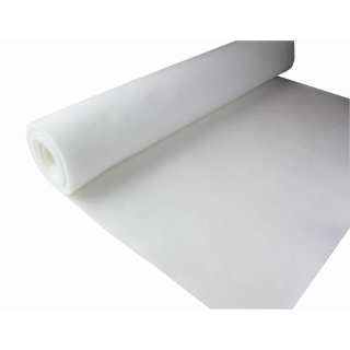 Fehér puha filc nemszőtt textília 3mm 150x50cm 400g/m²