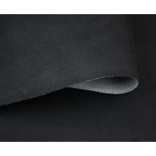 Fekete NUBUK kárpitszövet – velúr