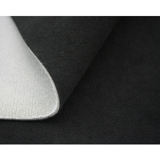 Fekete autós tetőkárpit froté-bársony 180 cm x 0,5 m