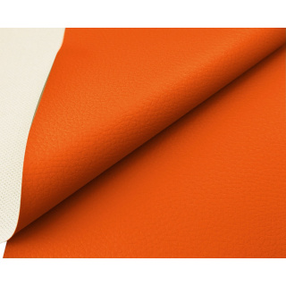 PVC műbőr narancssárga 140 cm 0,5 mb
