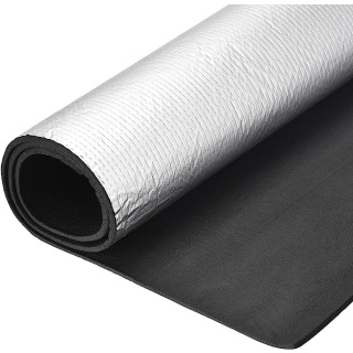 Szigetelőhab vízálló gumi alumíniummal 6mm 25x100cm ISOLMAT M06BH