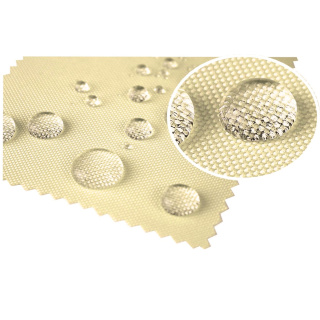 Vízlepergető teflonos világosbézs szövet 160 cm 1 fm