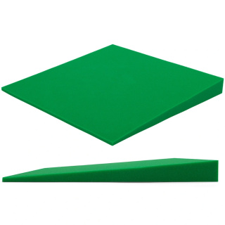 Akusztikus panel sötétzöld KLIN ferde vágással 50×50 cm vastagság 5 cm