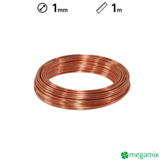 Rézdrót 1,0mm 1m