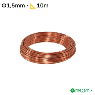 Rézdrót Φ1,5mm 10m