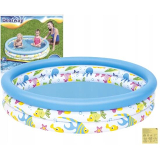 Felfújható gyermekmedence kerek Bestway 122 x 25 cm