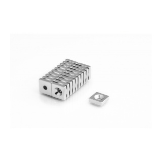 Neodímium mágnes a csavar alatt MPL 15x15x4 N38