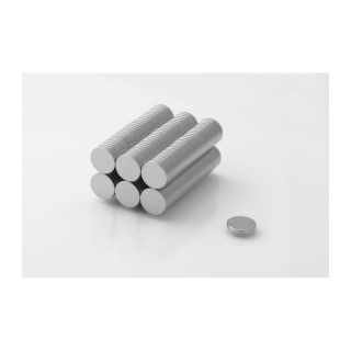 Neodímium mágnes 10db henger MW 10x1,5 N38