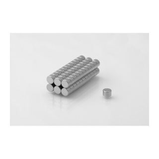 Neodímium mágnes 10db henger MW 6x4 N38