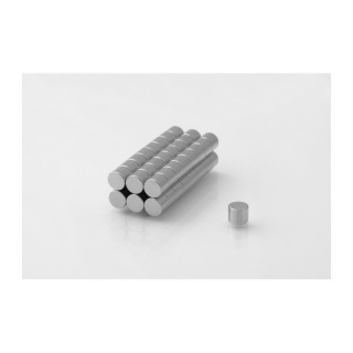 Neodímium mágnes 10db henger MW 6x5 N38