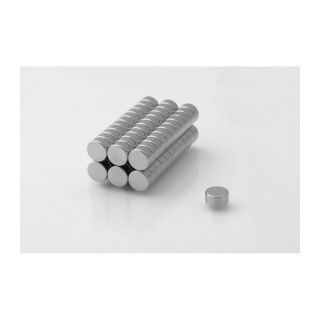 Neodímium mágnes 10db henger MW 8x4 N38