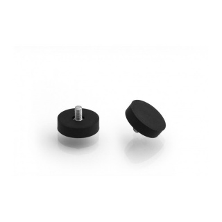 Neodímium mágneses fogantyú gumi tokban M4 külső x 12,5mm