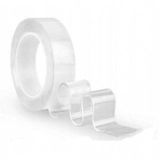 Kétoldalas csúszásgátló szalag 5 m átlátszó NANO többszörös használatra