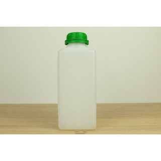 Műanyag flakon zöld tetővel 1l 220x90mm