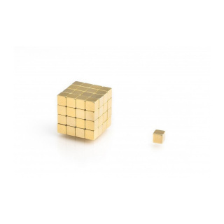 Aranyozott mágnes 10db MPL 5x5x5 N38