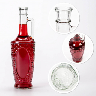 Üvegpalack 700ml 29cm GALICIA