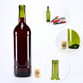 Borosüveg 750ml olíva
