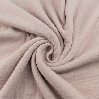 Látka muszlin pamut rózsaszín 100% pamut 0,5m