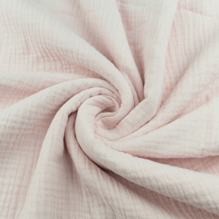 Lágy pamut muszlin világos rózsaszín 100% pamut 0,5m