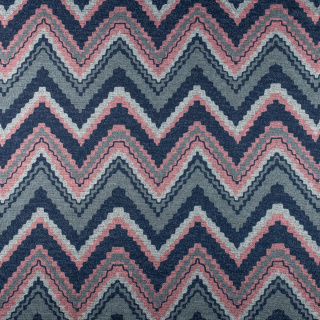 Lurex kötött anyag rózsaszín-szürke cikcakk minta 0,5m