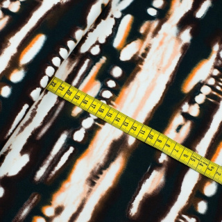 Látka Jersey ITY barna sima mintás kötöttáru 0,5m