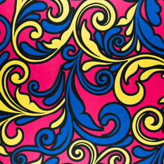 Látka Jersey ITY Kimo damaszt minta kötöttáru 0,5m