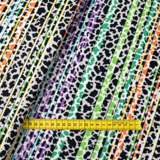 Látka Jersey ITY színes leopárd kötöttáru 0,5m
