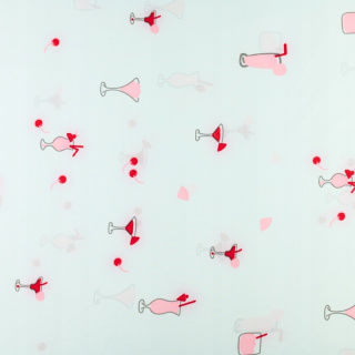 Látka Silki szürke-halvánkék koktélminta 0,5m