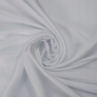 Selyem sifon anyag fehér sima mintázat nélkül 0,5m