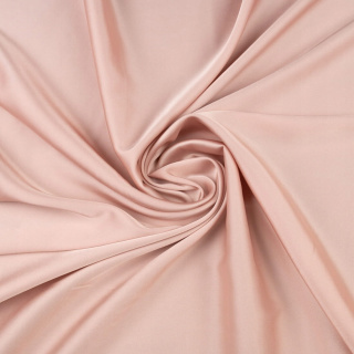 Selyem sifon anyag púder rózsaszín mintázat nélkül 0,5m