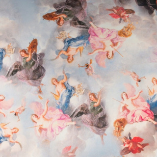 Selyem sifon anyag szürke sima angyal minta 0,5m