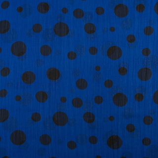 Krémselyem anyag kék sima pöttyös 0,5m