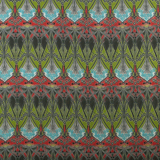 Selyem sifon zöld sima orientális 0,5m